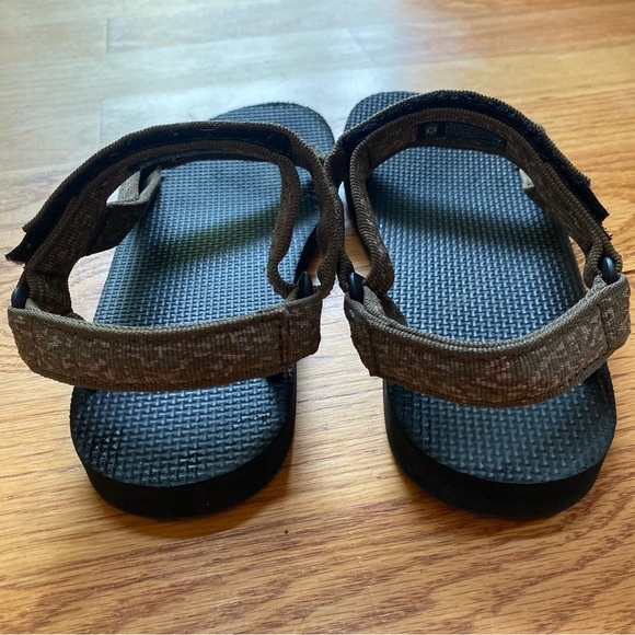 Teva Kids Classic Sandals Size 4 Vibe Dark Olive Original Universal - Picture 4 of 8